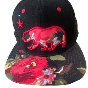 Top Level California Bear Snapback Hat for Men